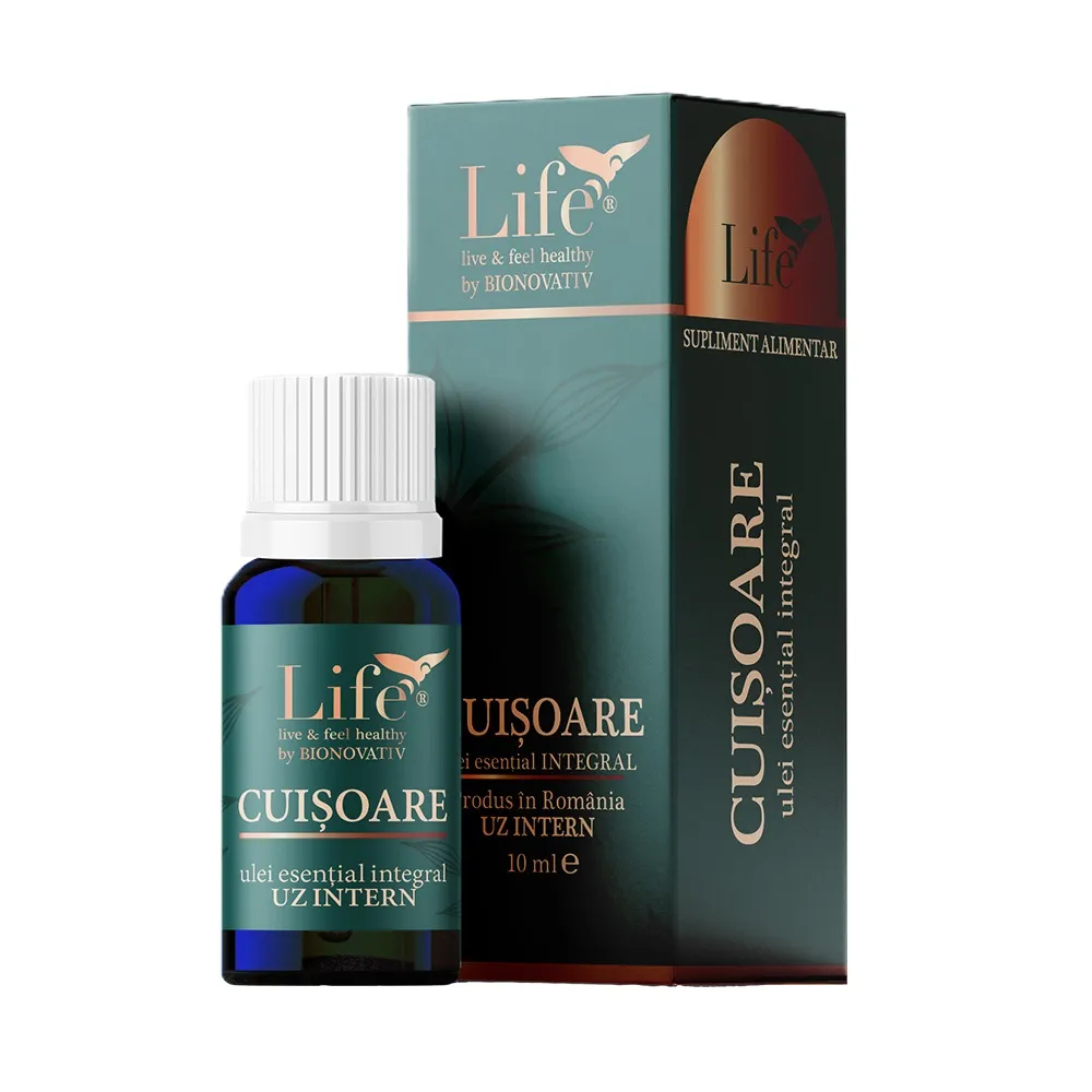 Ulei esential integral de cuisoare, 10 ml, Bionovativ