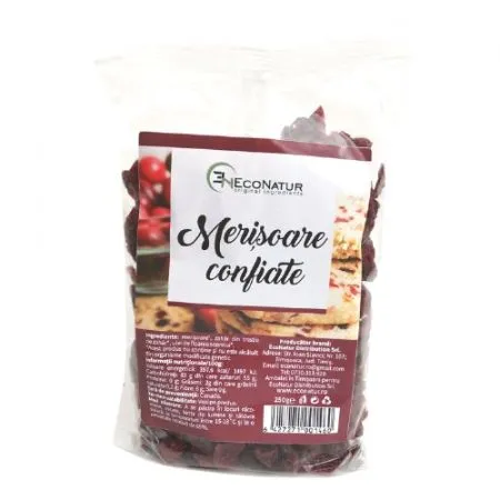 Merisoare confiate, 250 g, Econatur