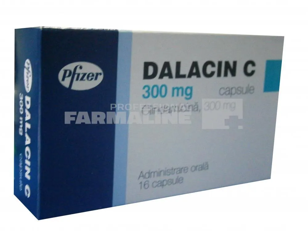 DALACIN C 300 mg x 16 CAPS. 300mg PFIZER EUROPE MA EEI