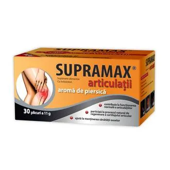 Supramax pentru articulatii cu aroma de piersica, 30 plicuri, Zdrovit