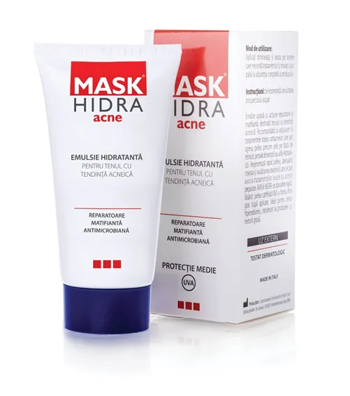 Mask Hidra Acne Emulsie Hidratanta 50ml Solartium