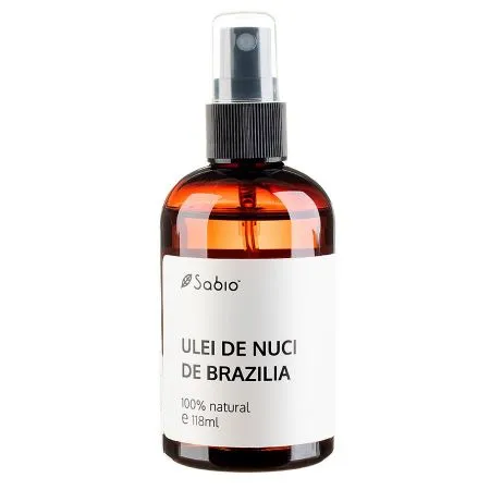 Ulei de nuci de Brazilia 100 natural, 118 ml, Sabio