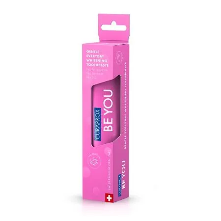 Pasta de dinti cu aroma de pepene rosu Be You Pink, 60 ml, Curaprox