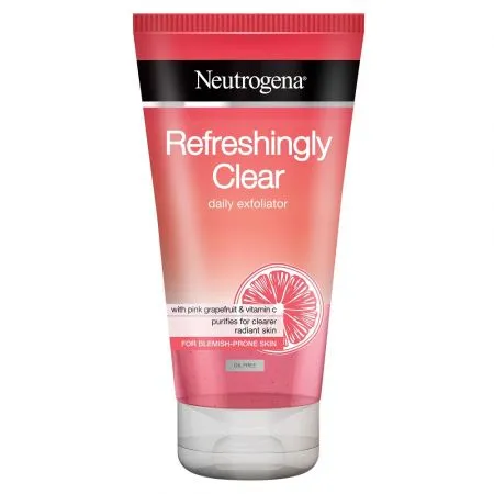 Gel-Scrub exfoliant pentru ten cu imperfectiuni Refreshingly Clear, 150 ml, Neutrogena