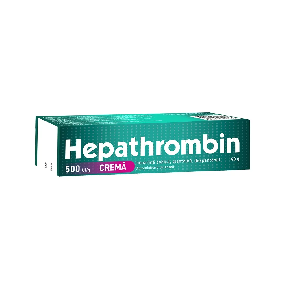 Hepathrombin Crema 500 UI/g x 40g