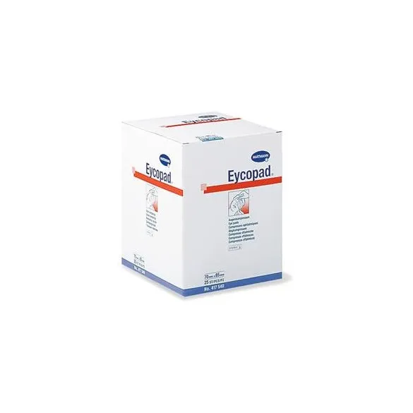 HARTMANN Eycopad Comprese Oculare Sterile, 7cm x 8.5cm, 25 bucati