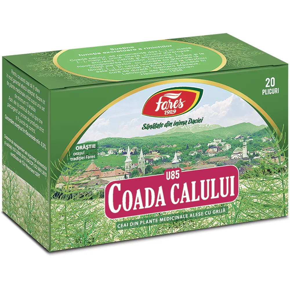 Ceai Coada Calului U 85, 20 plicuri, Fares