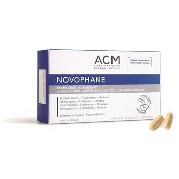 Capsule pentru par si unghii Novophane, 60 capsule, ACM