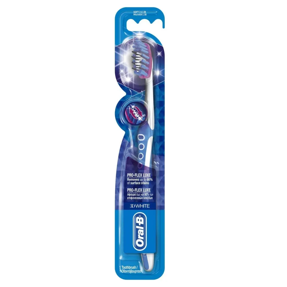 ORAL B PERIUTA DINTI MANUALA 3D WHITE LUXE PRO-FLEX 1 BUCATA