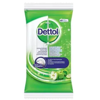 Servetele dezinfectante Mar Verde pentru suprafete, 40 bucati, Dettol