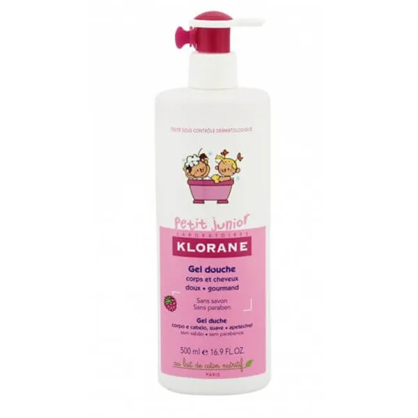 Klorane Junior Gel Corp Par Zmeura* 500 ml