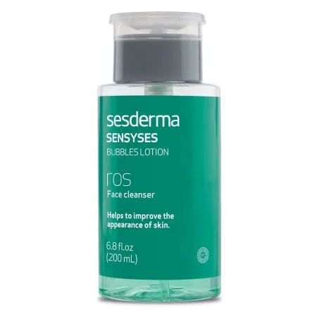 Lotiune pentru curatarea tenului sensibil sau cu roseata Sesnyses Ros, 200 ml, Sesderma