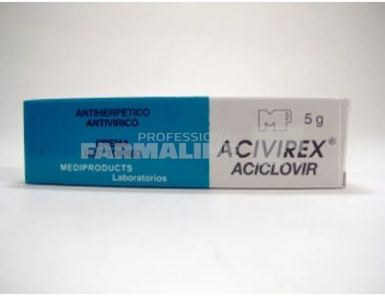 ACEVIREX 50 mg/g X 1 - 5g CREMA 50mg/g THE WELLCOME FOUNDAT