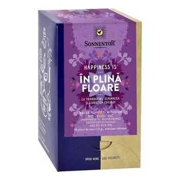 Ceai Bio Happiness In Plina Floare, 18 plicuri, Sonnentor