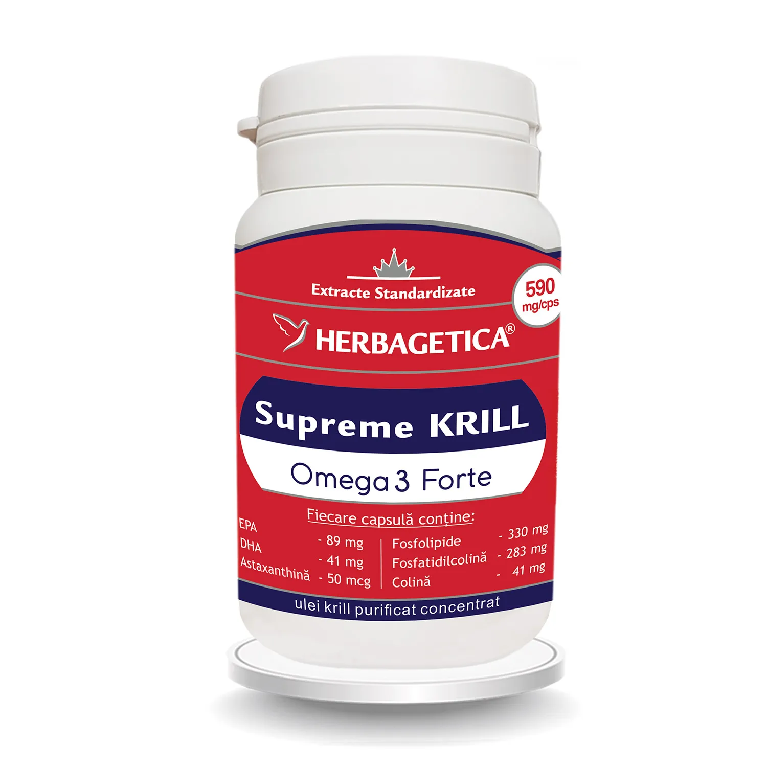 HERBAGETICA Krill Oil x 60cps