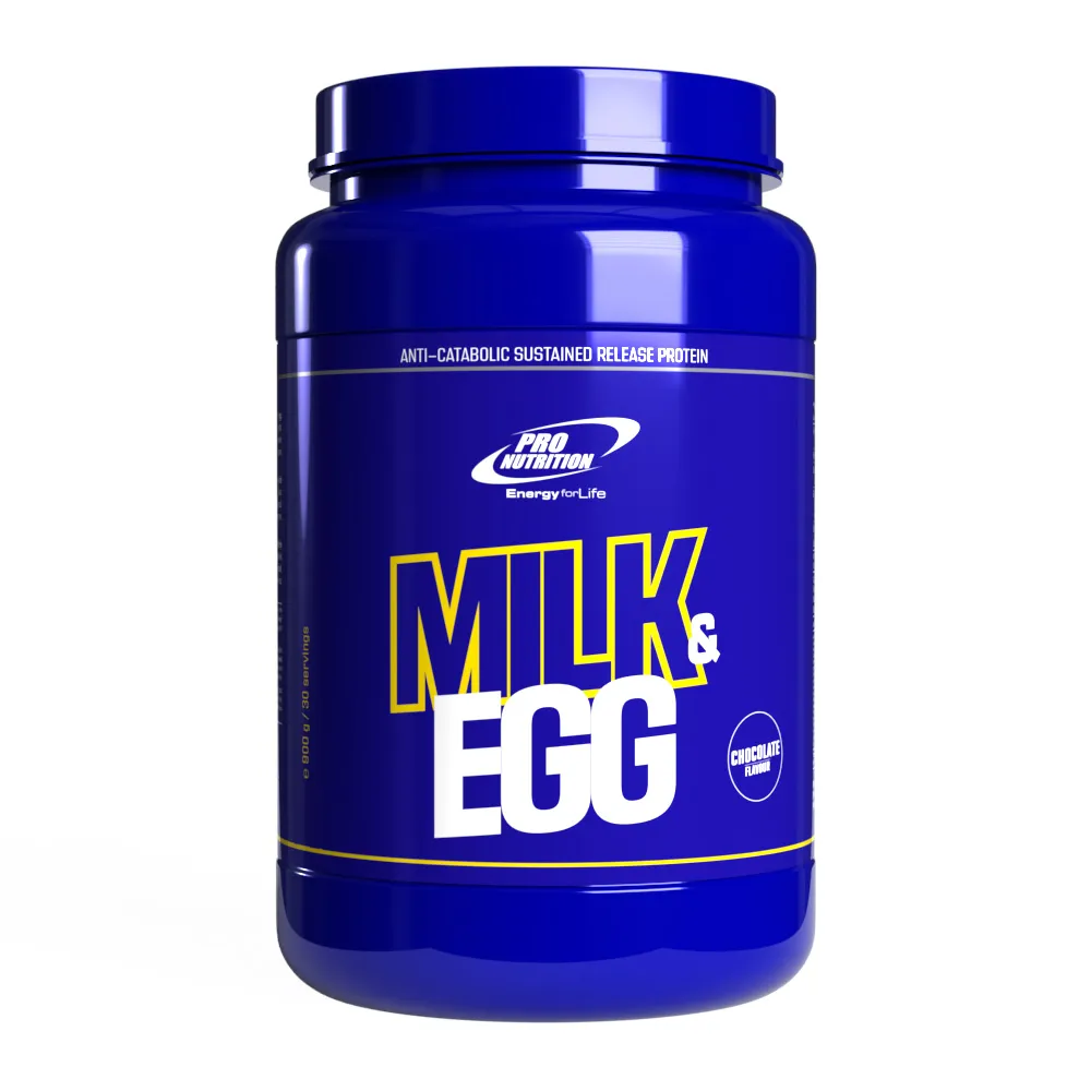 Milk&Egg cu aroma de ciocolata, 900 g, Pro Nutrition