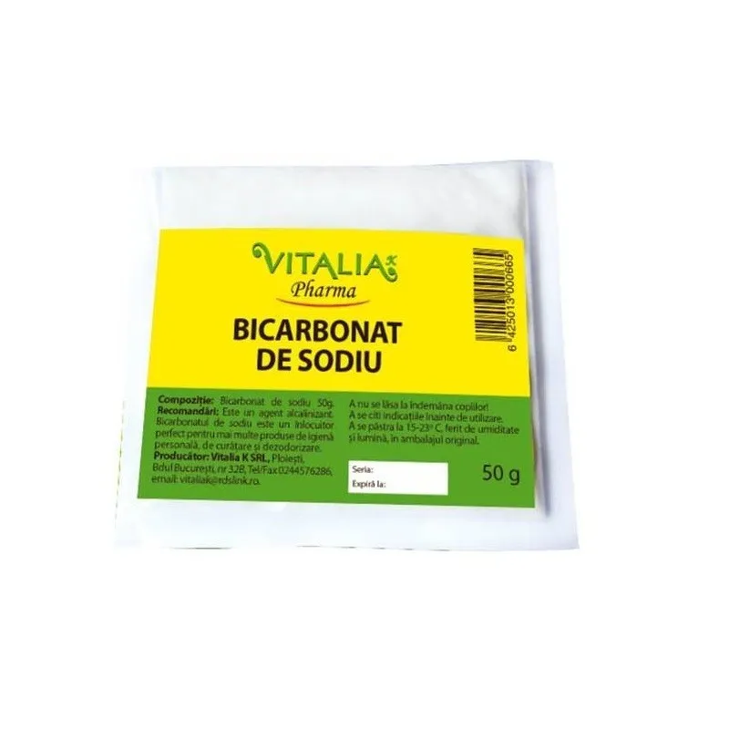 VITALIA BICARBONAT DE SODIU 50GR