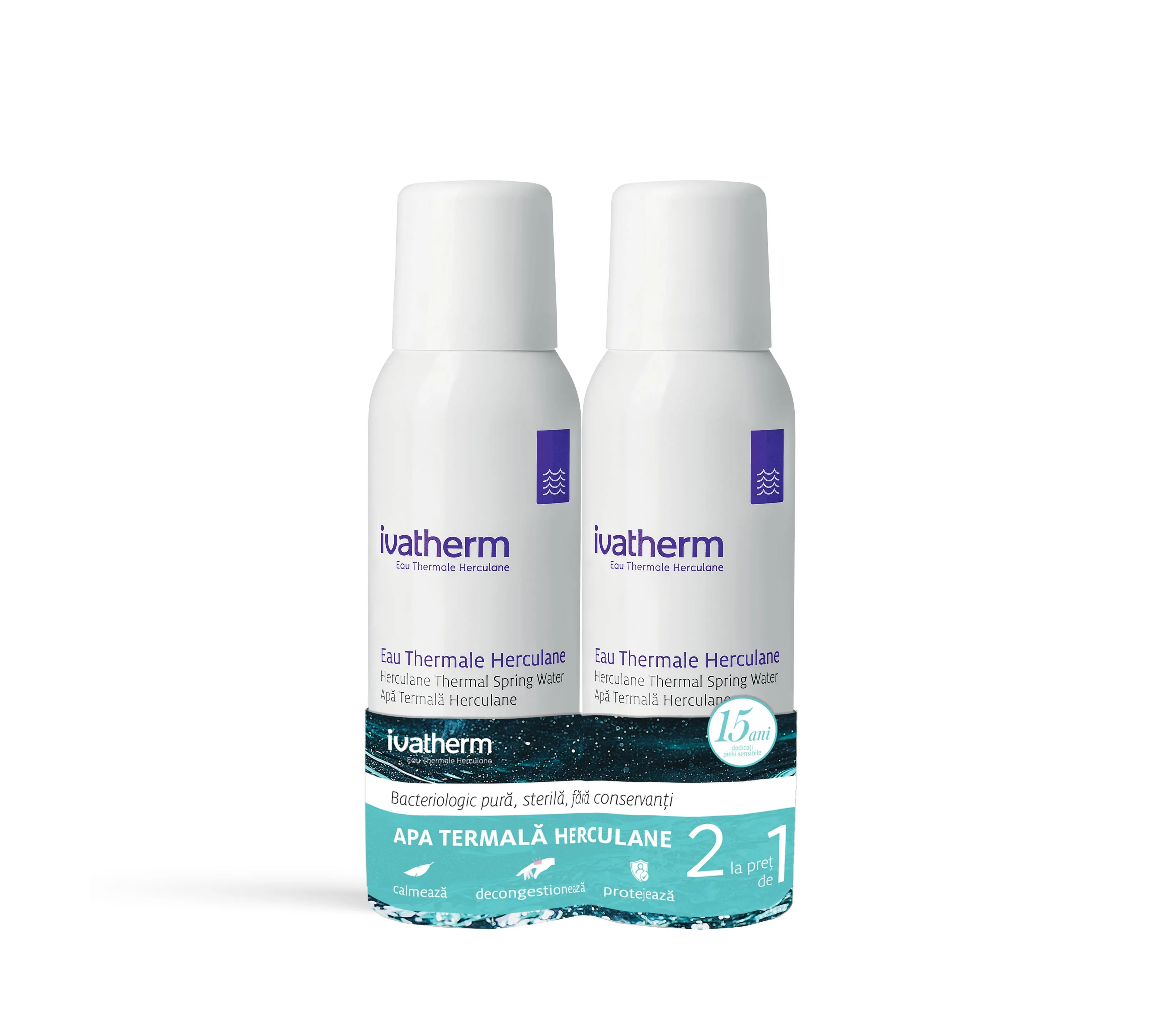 IVATHERM PACHET APA TERMALA HERCULANE 100ML 1+1 CADOU