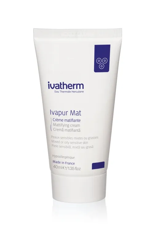 IVATHERM IVAPUR MAT Crema Matifianta piele sensibila, mixta sau grasa