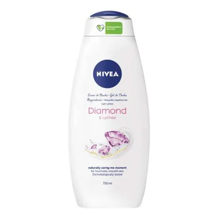 Gel de dus 2 in 1 Diamond & Lychee, 750 ml, Nivea