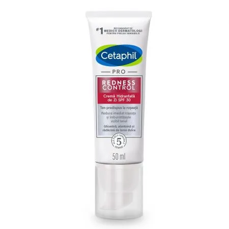 Crema hidratanta de zi cu SPF 30 Redness Control PRO, 50 ml, Cetaphil