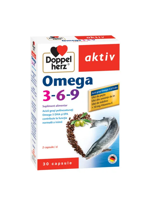 DOPPELHERZ AKTIV OMEGA 3-6-9 CTX30 CPS