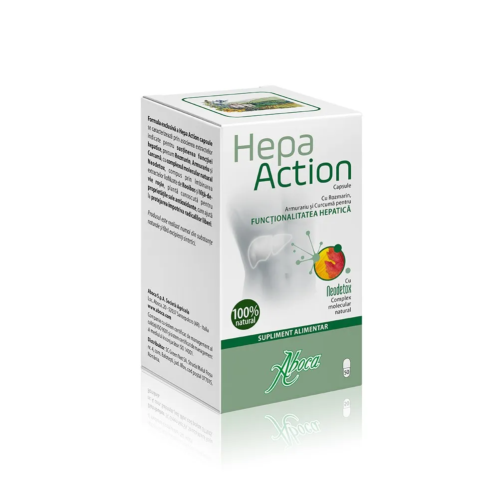 Aboca Hepa Action Hepatoprotector 50 de capsule