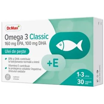 Dr. Max Omega 3 Classic, 30 comprimate moi