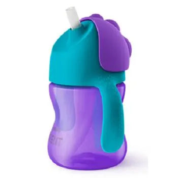 Cana cu pai pentru fetite +9 luni, 200ml, Philips Avent