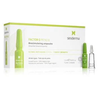 Ser revitalizant pentru intinerirea pielii Factor G Renew, 7 x 1.5ml, Sesderma