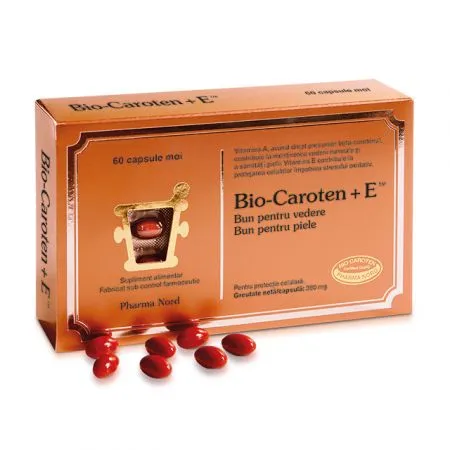 Bio-Caroten + E, 60 capsule, Pharma Nord