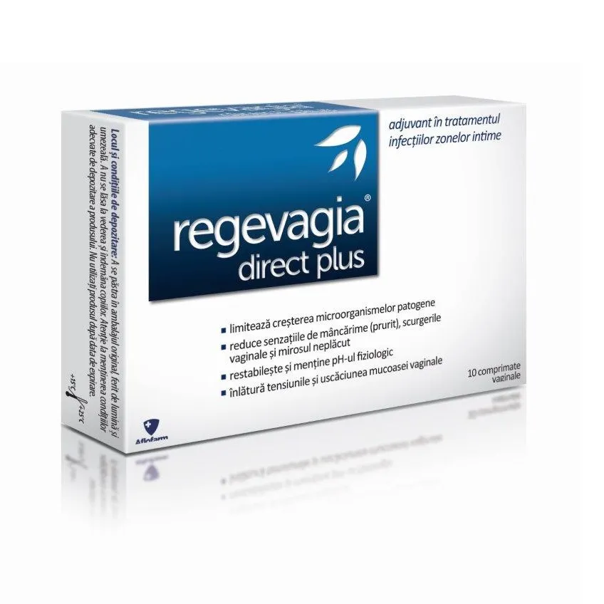 Regevagia Direct Plus x 10 comprimate vaginale