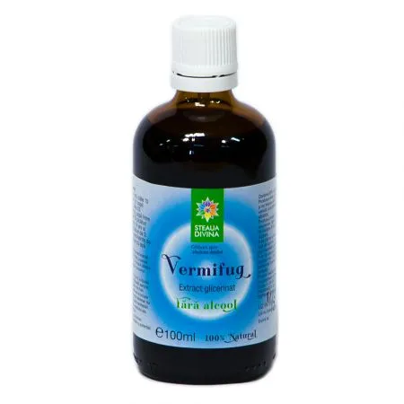 Vermifug, extract glicerat fara alcool, 100 ml, Steaua Divina