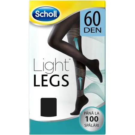 SCHOLL Ciorapi Compresivi LightLegs 60den negru XL