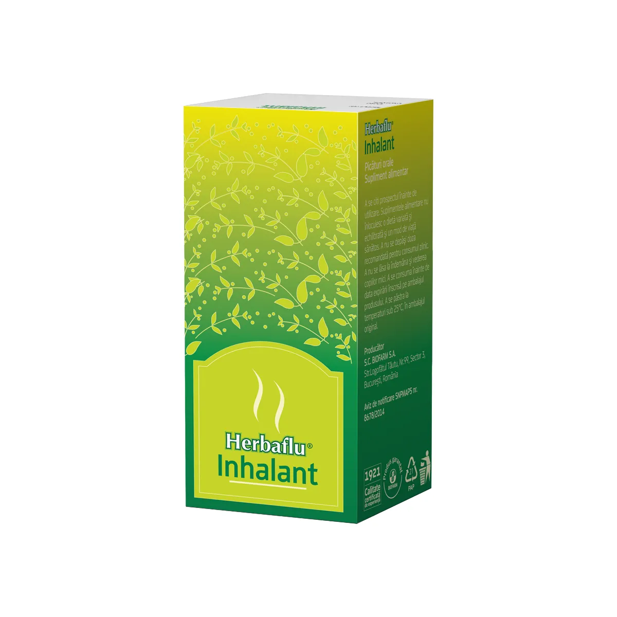 Herbaflu Inhalant 10ml-Biofarm
