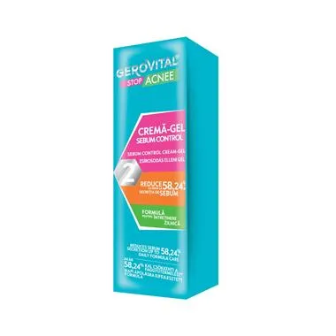 Gerovital Stop Acnee Crema gel Sebum Control 50 ml