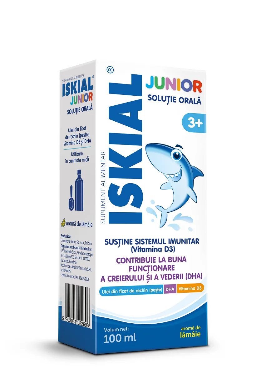 Iskial Junior Solutie orala 3 ani+, 100 ml, USP