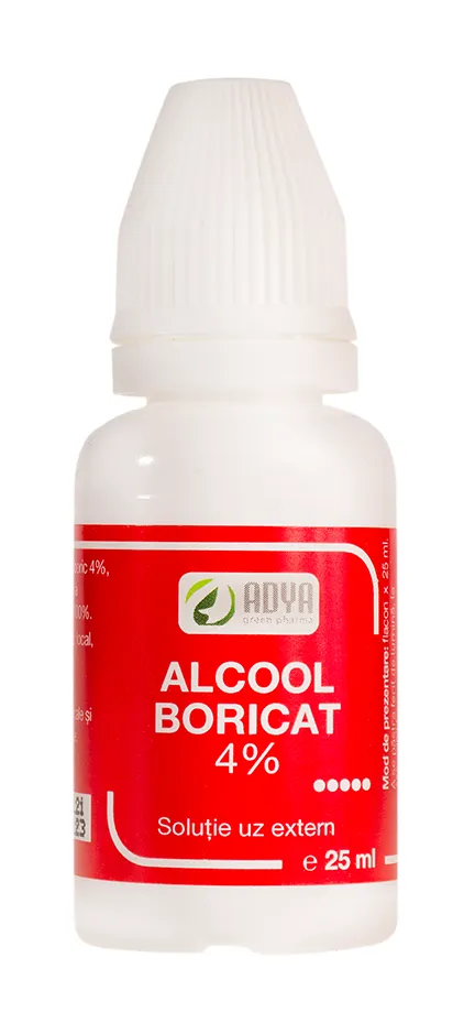 Alcool Boricat 4 % - Adya Green Pharma