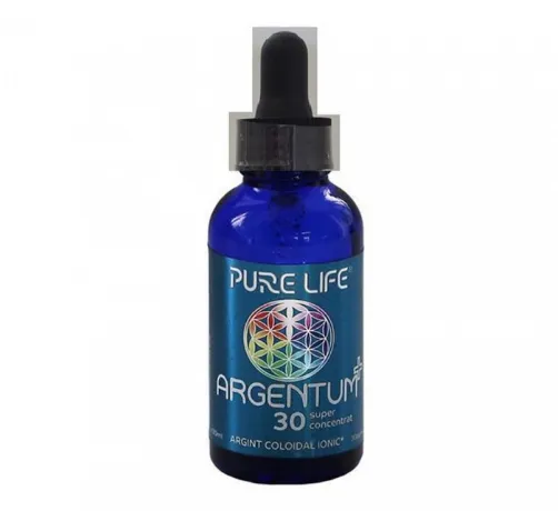 Pure Life Argentum +30ppm Argint coloidal cu pipeta x 30ml