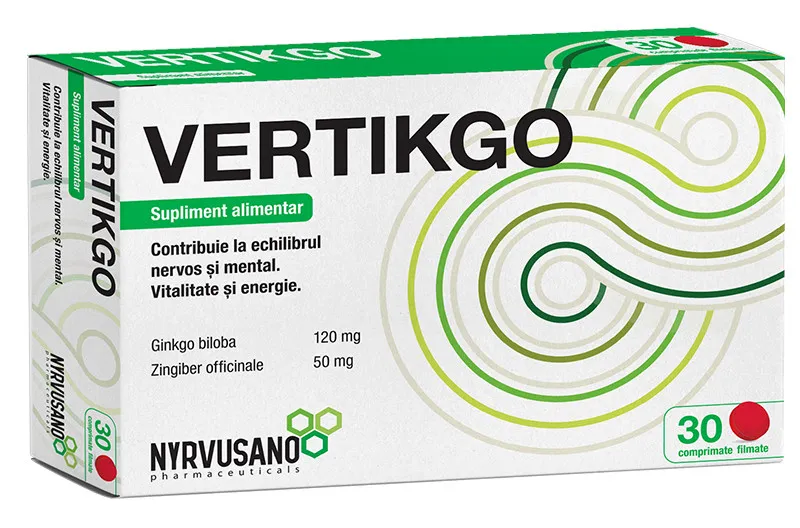 VERTIKGO 30 COMPRIMATE FILMATE