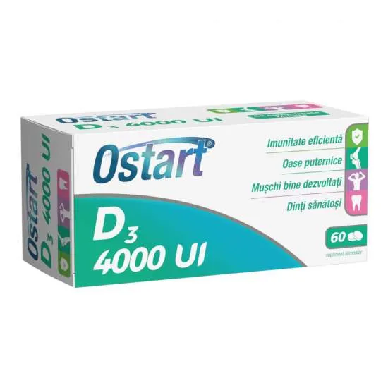 OSTART D3 4000UI 60 COMPRIMATE FILMATE FITERMAN