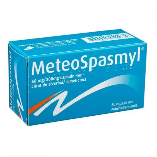 Meteospasmyl IP 60 mg/300 mg x 30 capsule moi