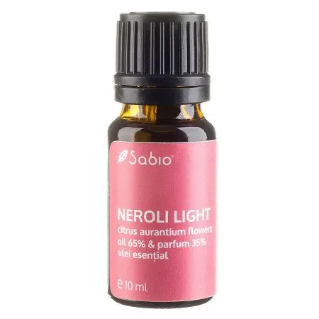 Ulei 65% pur esential Neroli Light, 10 ml, Sabio