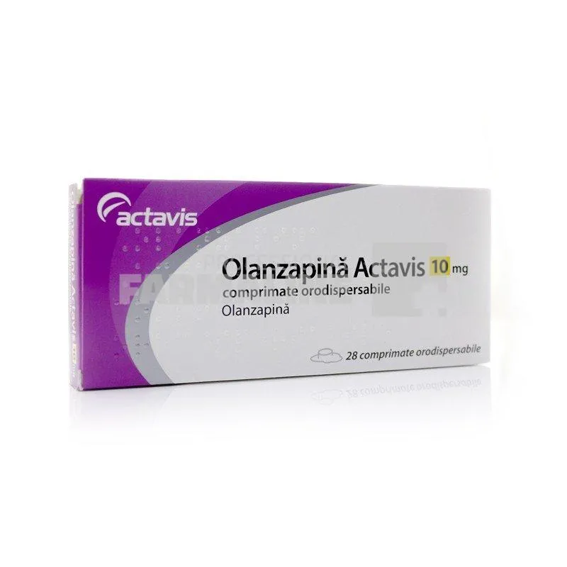 OLANZAPINA TERAPIA 10 mg x 28 COMPR. ORODISPERSABILE 10mg TERAPIA S.A.