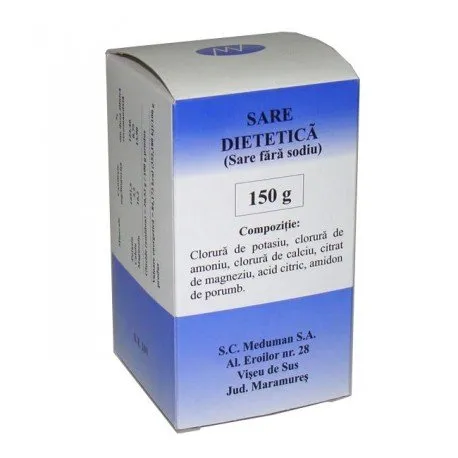 Sare dietetica, 150 grame Meduman