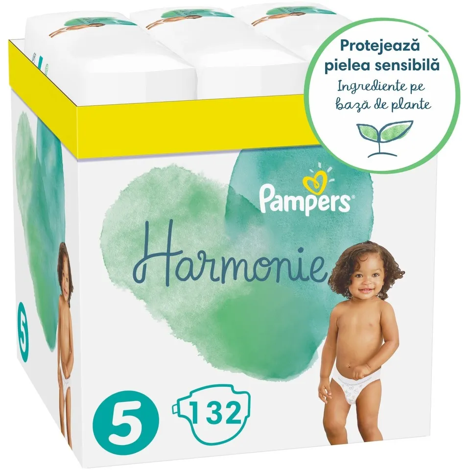 PAMPERS SCUTEC HARMONIE 11-16KG 132 BUCATI MARIMEA 5