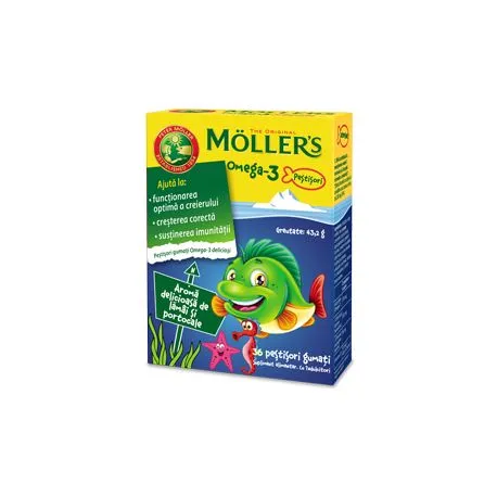 MOLLER'S Omega3 ,36pestisori gumati