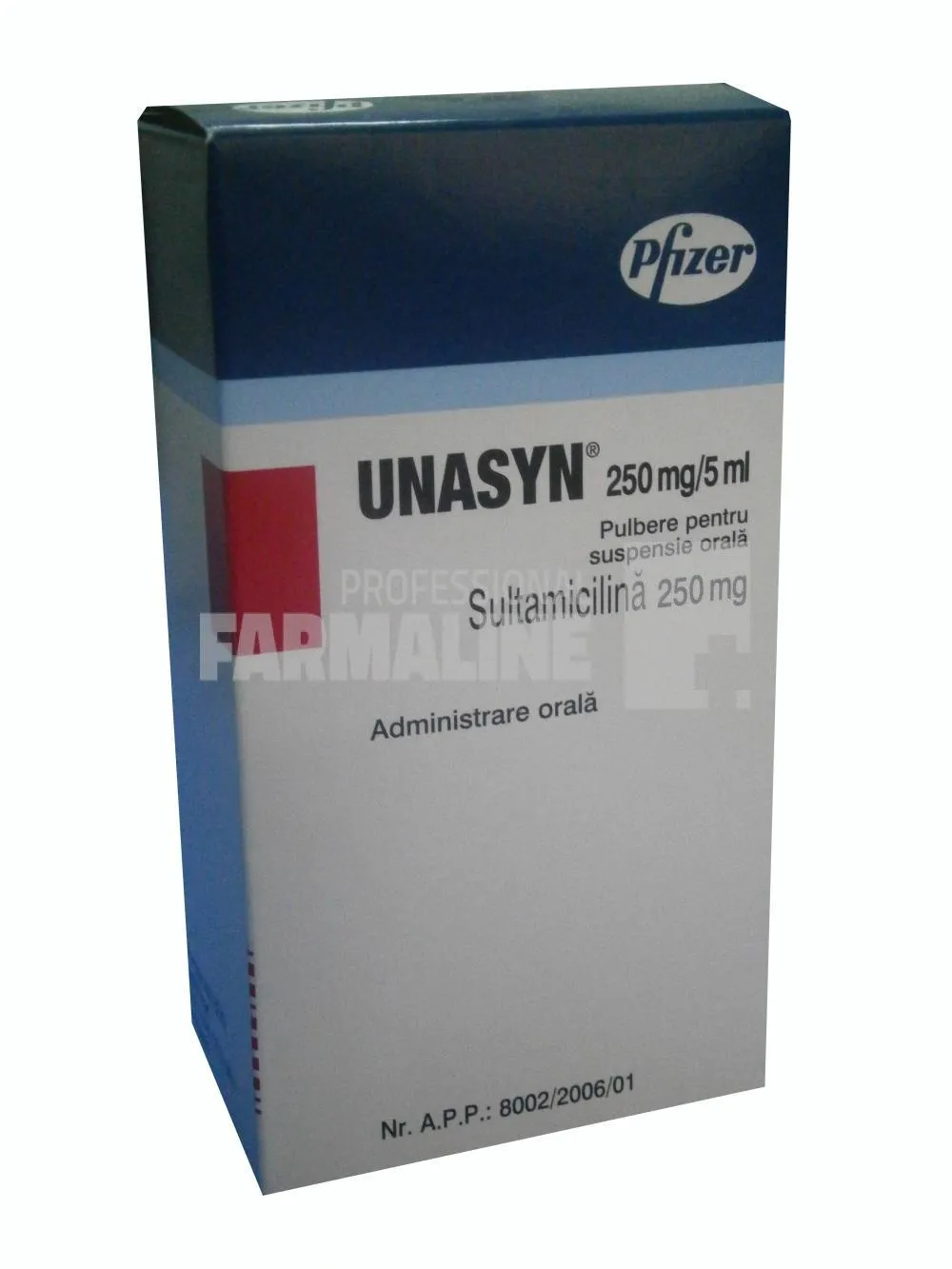 UNASYN x 1 PULB. PT. SUSP. ORALA 250mg/5ml PFIZER EUROPE MA EEI