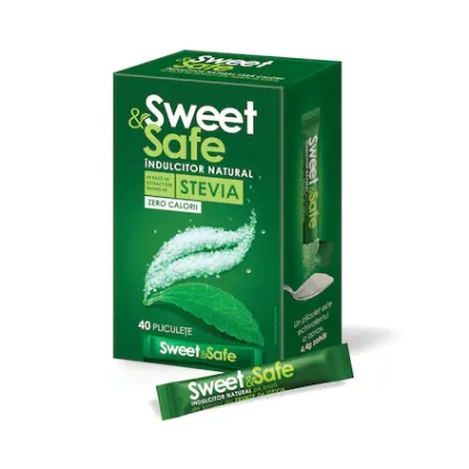 Sweet & safe indulcitor natural stevie x 40 plicuri