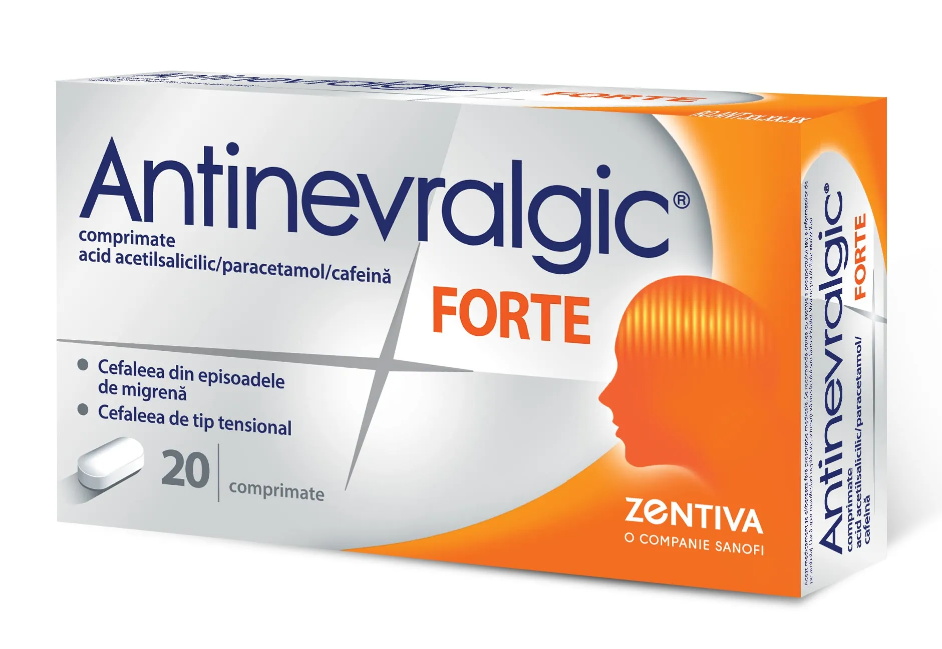 Antinevralgic Forte, 20 comprimate, Zentiva